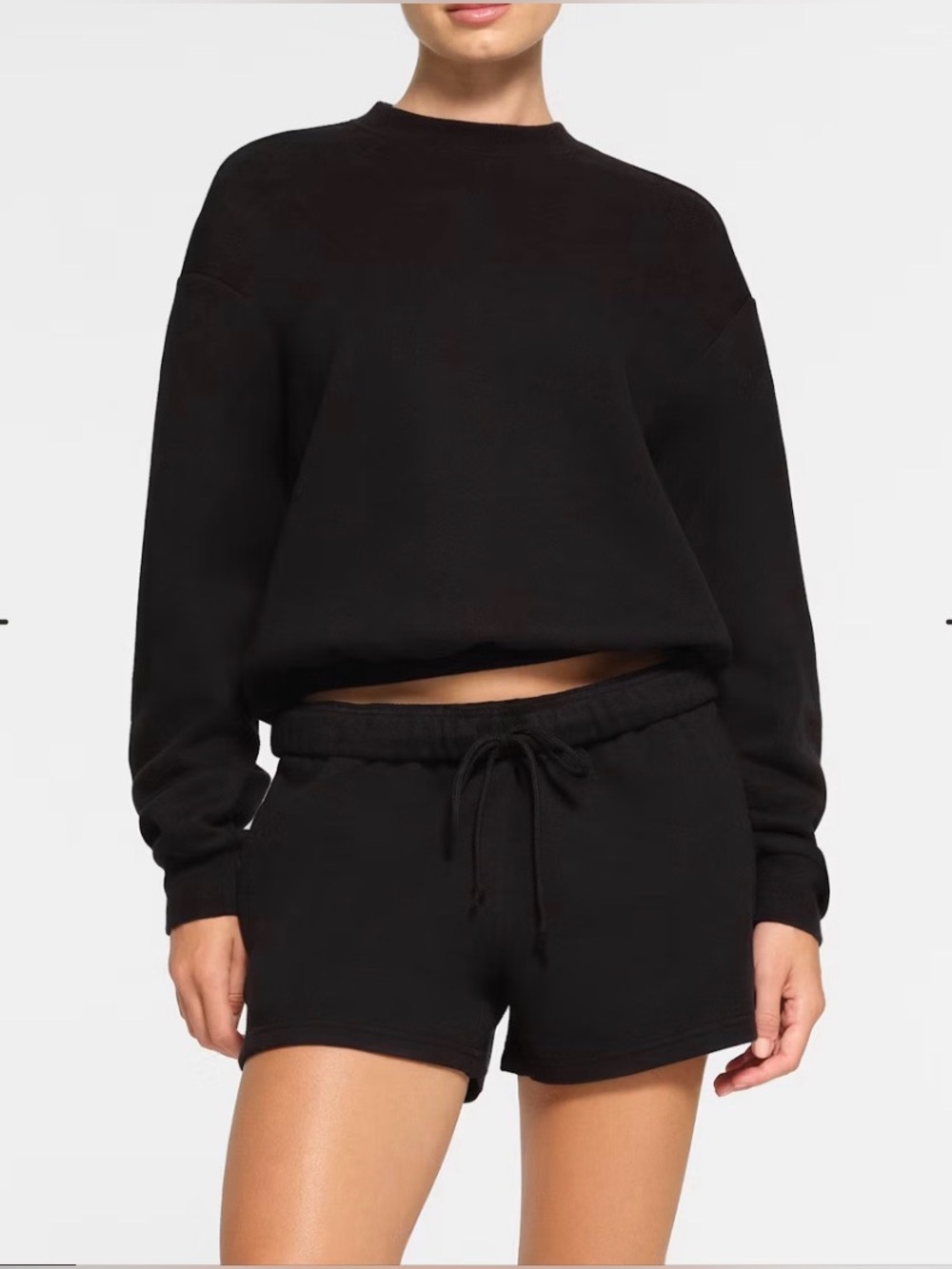 SKIMS Cotton Fleece Classic Crewneck